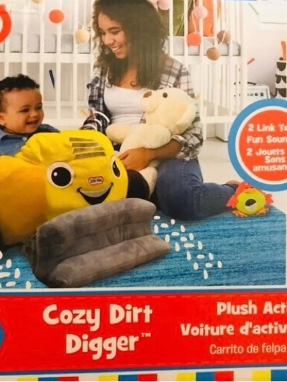 Little Tikes Plush Activity Car Cozy Dirt Digger